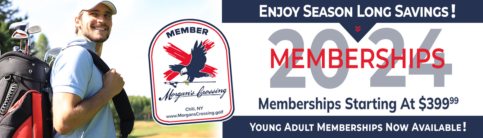 Pick up your Morgan's Crossing membership and score Season-Long Savings! Shop Online Now!