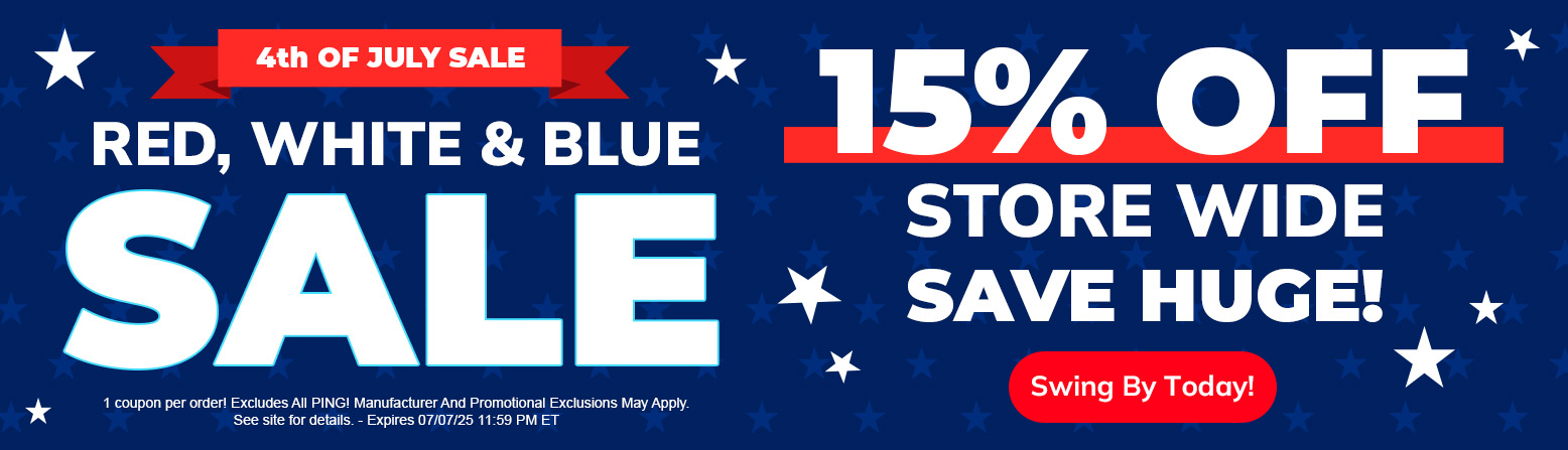 15% Off Store Wide During Our Red, White & Blue 4th of July Sale!