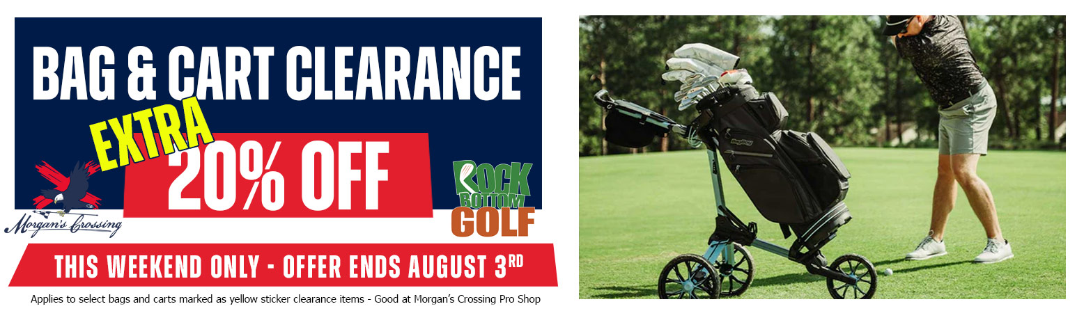 EXTRA 20% Off on Clearance Bags - This Weekend ONLY!