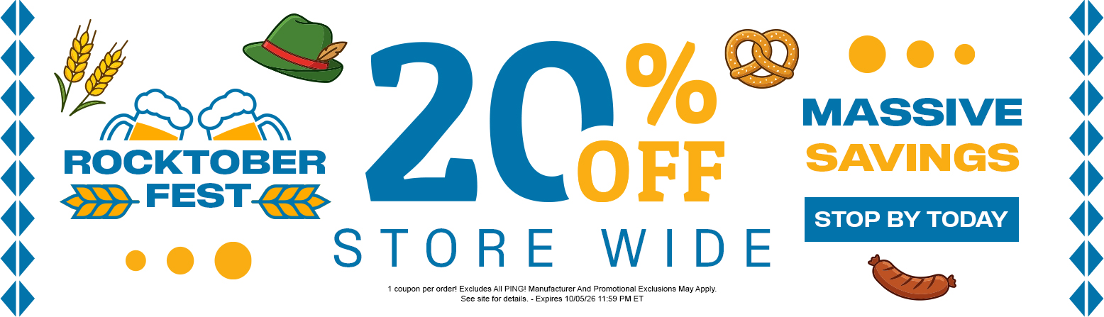 20% Off Store Wide for Rocktoberfest at Morgan's Crossing - Exclusions Apply - Expires 10/5/26