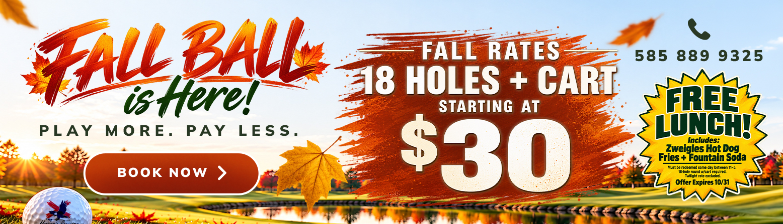 18 Holes + Cart + Free Lunch For Just $30 At Morgan's Crossing!